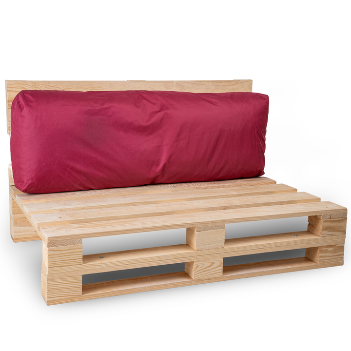 Cuscino per Pallet Sfoderabile Impermeabile - Schienale 120x40 Cm