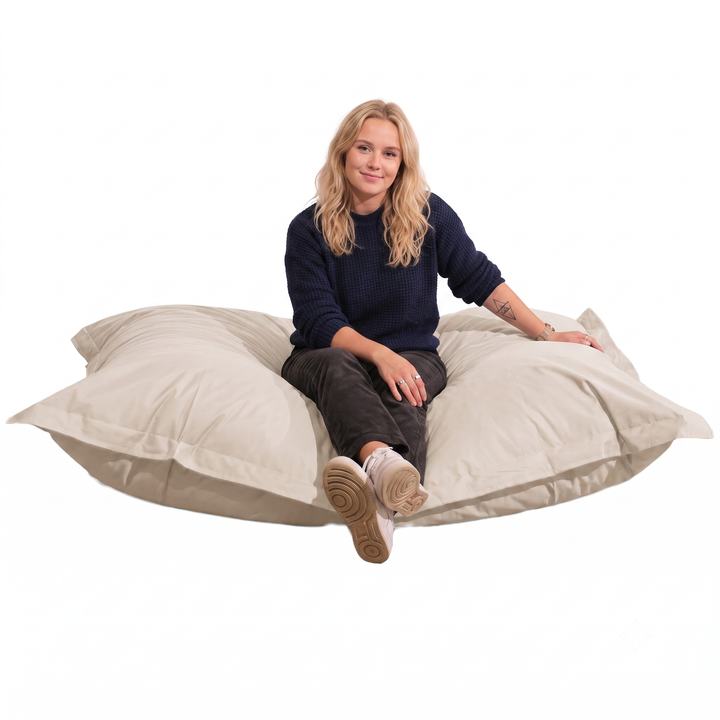 Fodera per Pouf da Esterno Impermeabile Anti-UV - 140x180 Cm