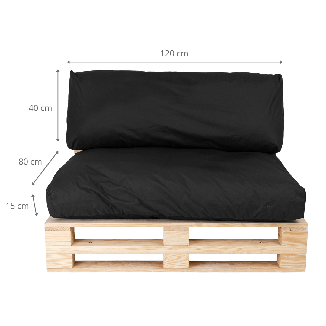 Cuscini per pallet sfoderabili e impermeabili - SET