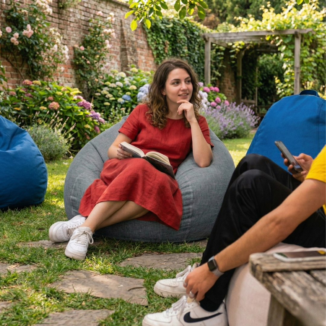 Pouf a Sacco Sfoderabile - 120x100 Cm
