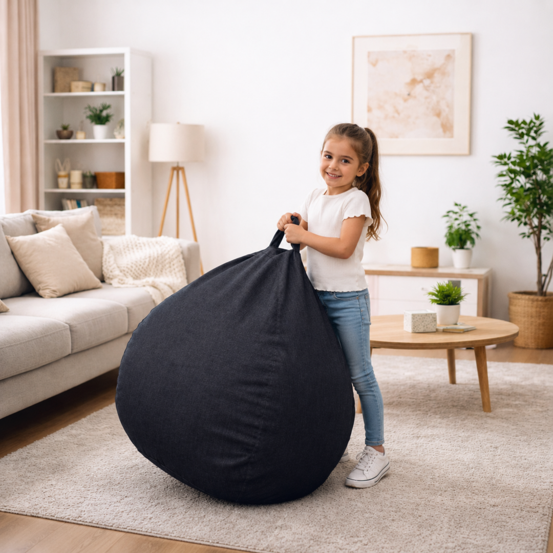 Pouf a Sacco Sfoderabile - 80x70 Cm