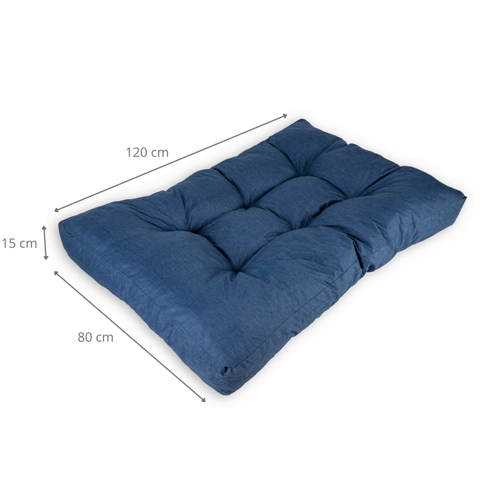 Cuscino per Seduta Pallet Singolo - 120x80x15 Cm