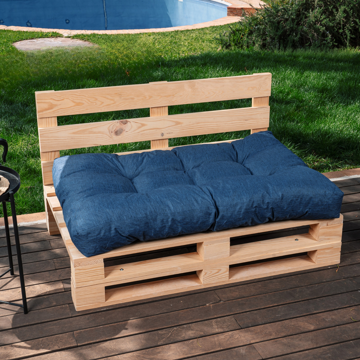 Cuscino per Seduta Pallet Singolo - 120x80x15 Cm