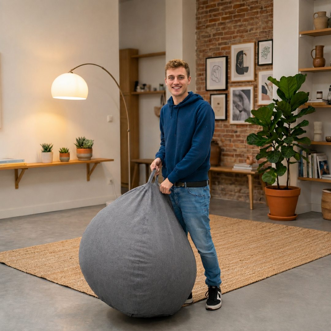 Pouf a Sacco Sfoderabile - 120x100 Cm