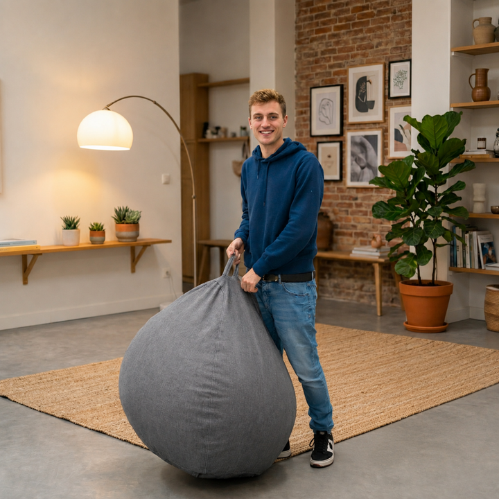 Pouf a Sacco Sfoderabile - 120x100 Cm