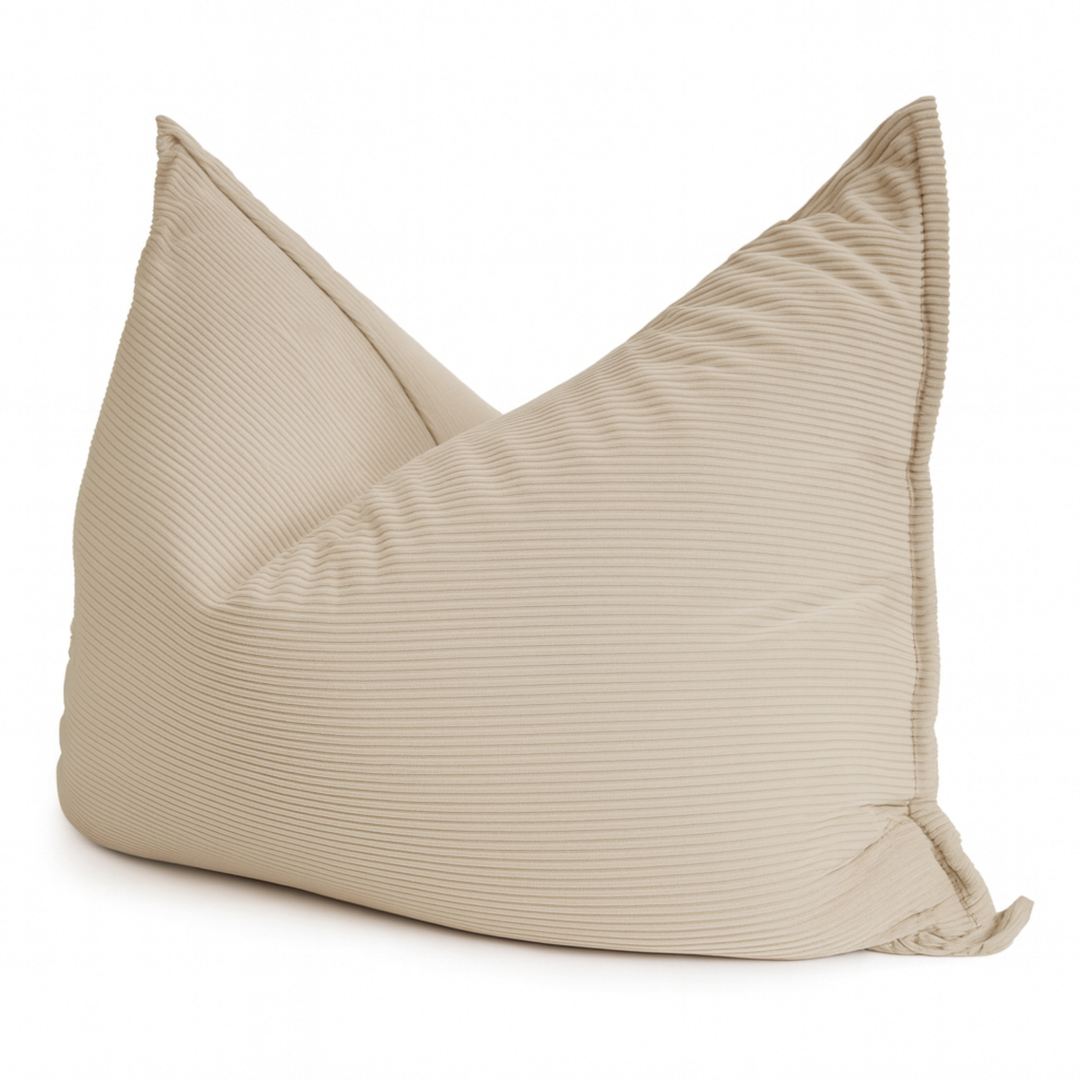 Pouf in velluto a coste sfoderabile - 140x180 cm