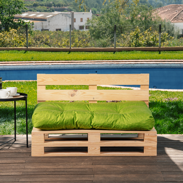 Cuscino per Seduta Pallet Singolo - 120x80x15 Cm