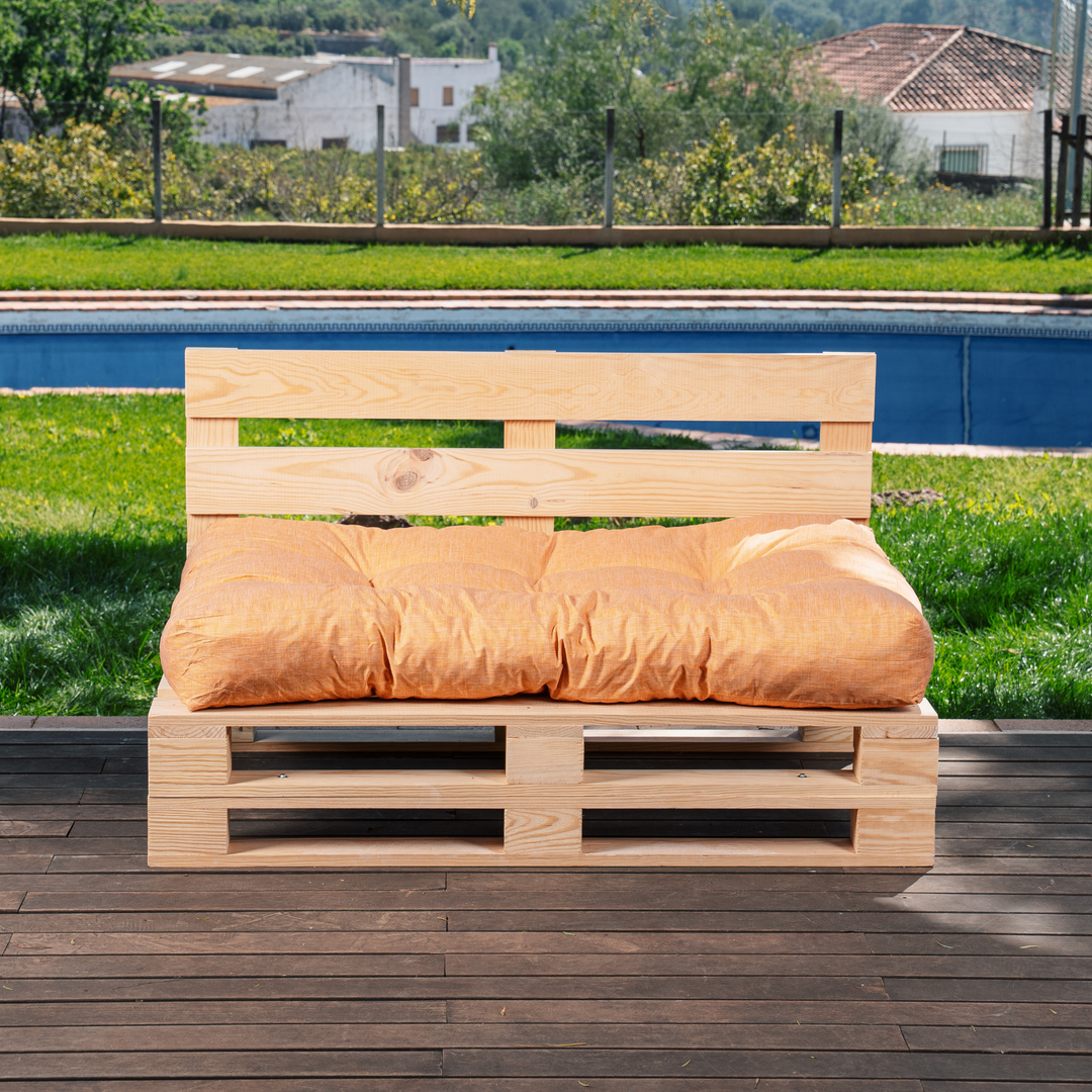 Cuscino per Seduta Pallet Singolo - 120x80x15 Cm