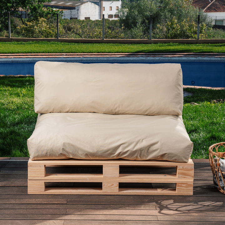 Cuscini per pallet sfoderabili e impermeabili - SET