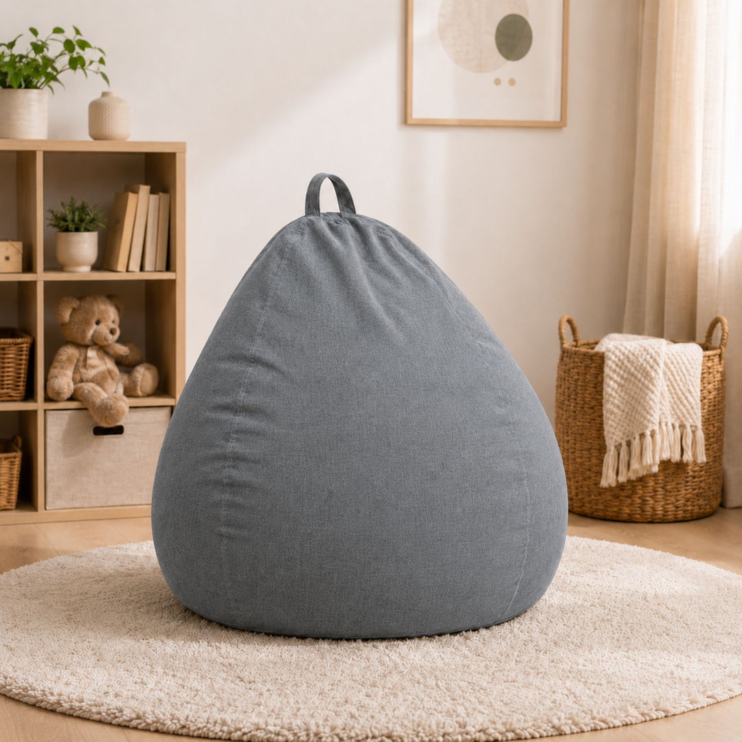 Pouf a Sacco Sfoderabile - 80x70 Cm