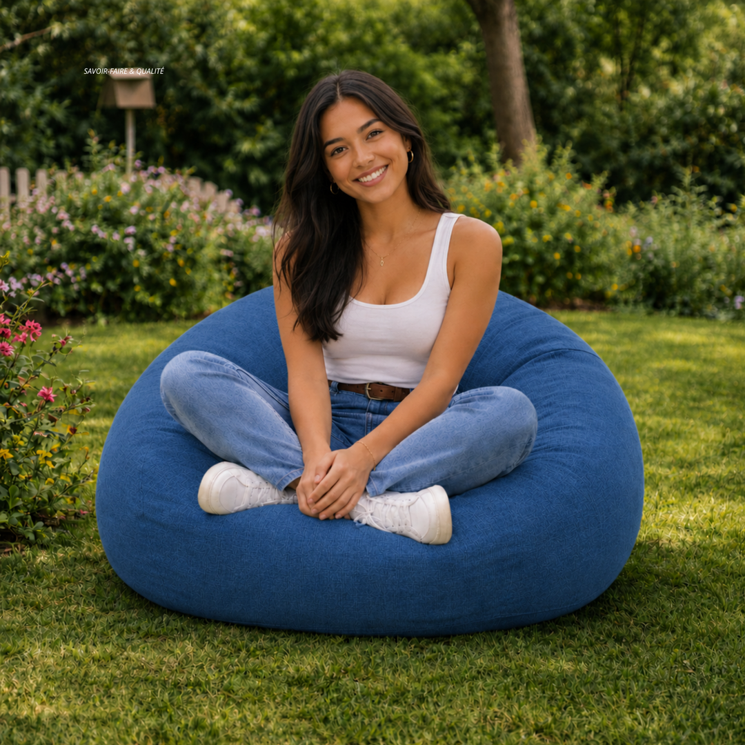 Pouf a Sacco Sfoderabile - 120x100 Cm