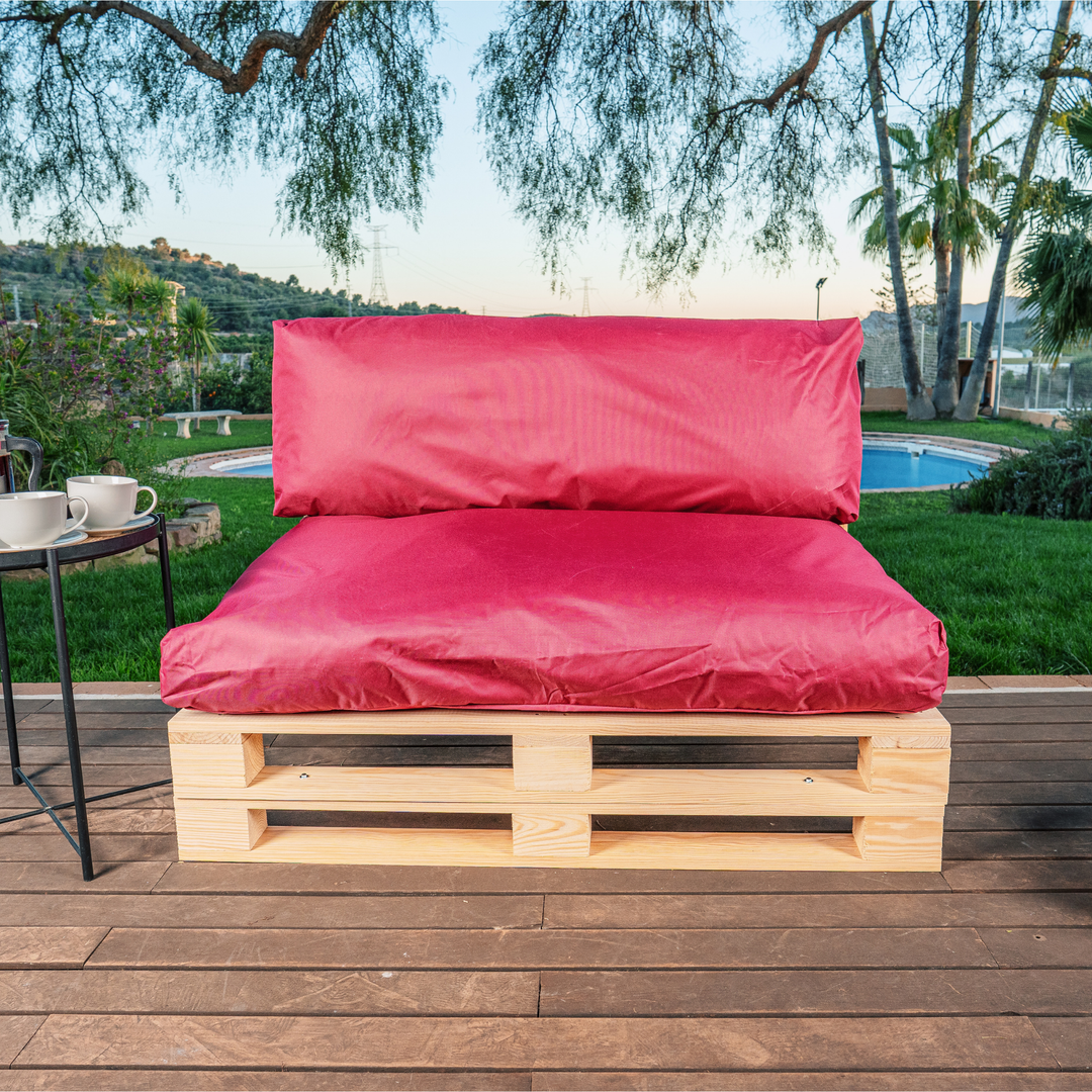 Cuscini per pallet sfoderabili e impermeabili - SET
