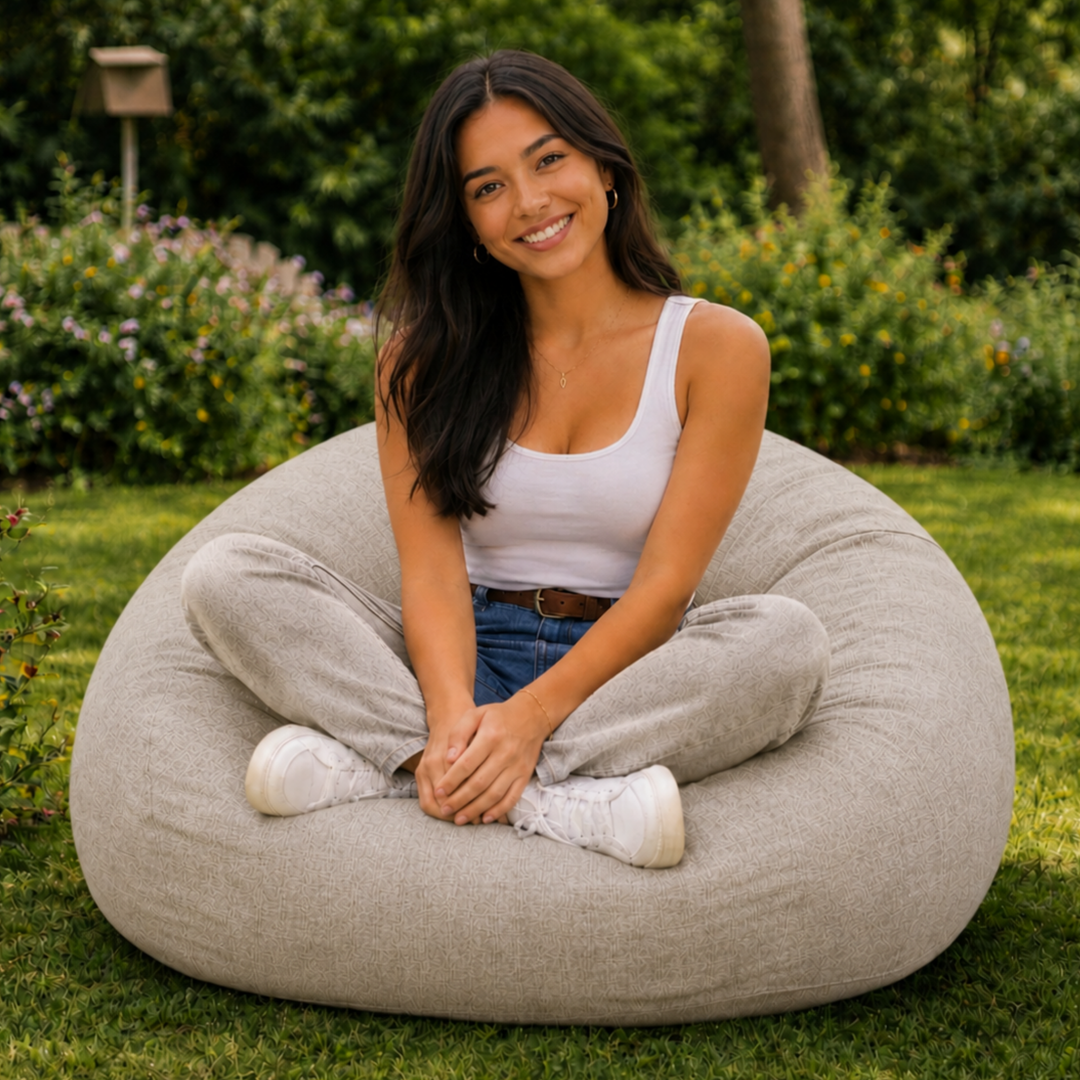 Pouf a Sacco Sfoderabile - 120x100 Cm