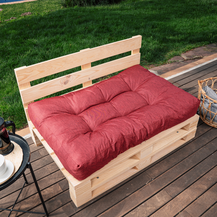 Cuscino per Seduta Pallet Singolo - 120x80x15 Cm