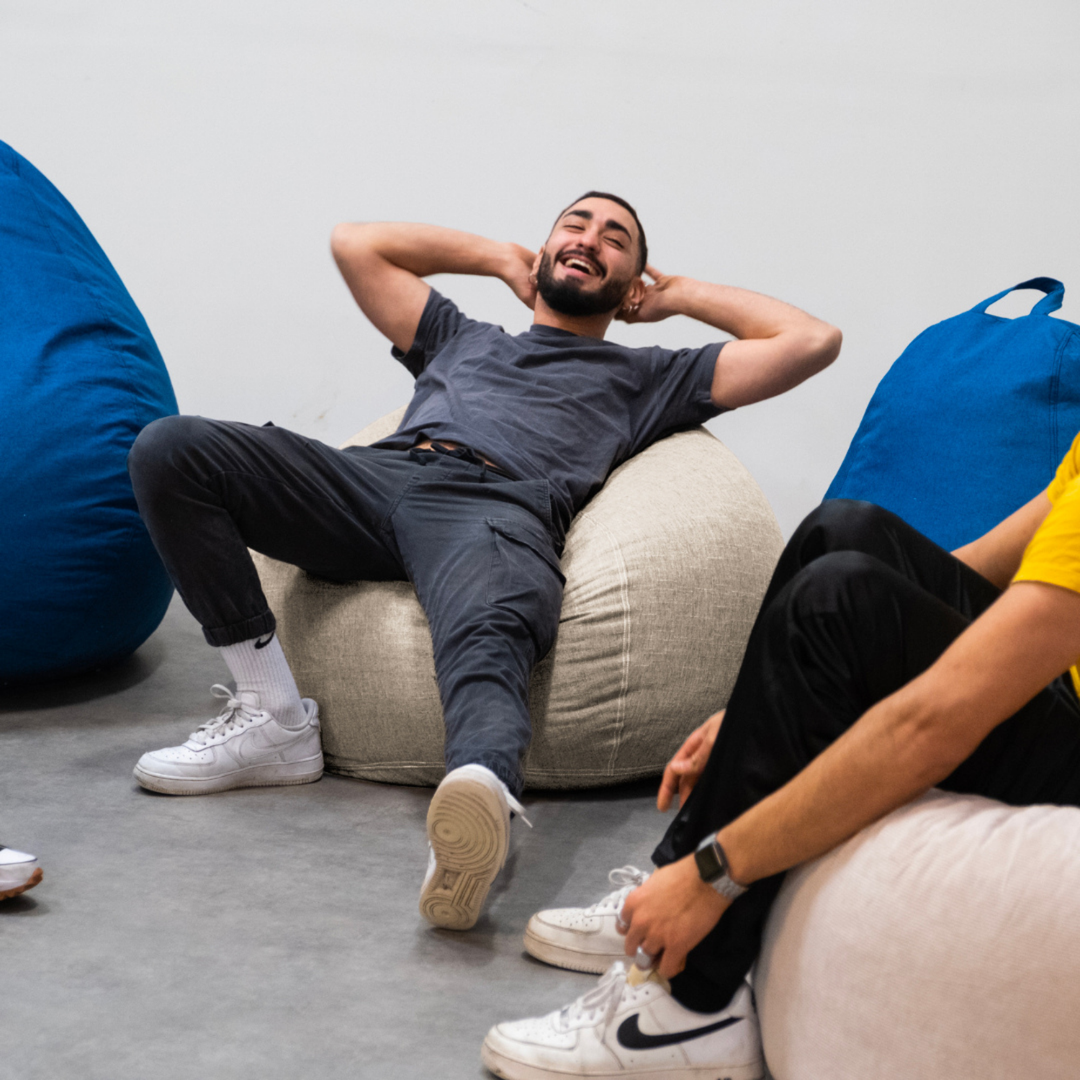 Pouf a Sacco Sfoderabile - 120x100 Cm