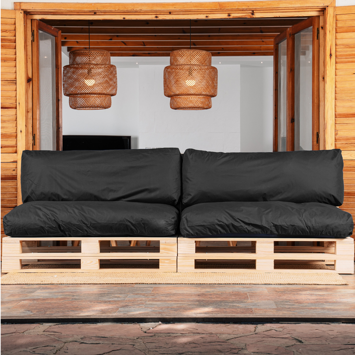 Cuscini per pallet sfoderabili e impermeabili - SET DA 2