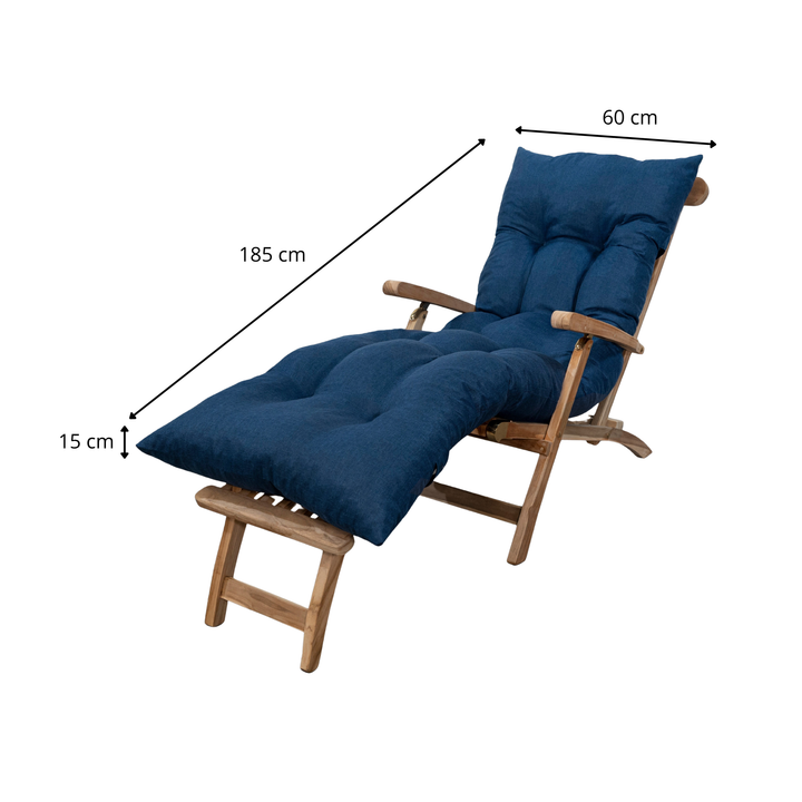 Cuscino per lettino prendisole - 185x60x15 cm