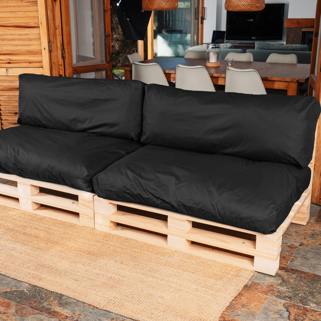 Cuscini per pallet sfoderabili e impermeabili - SET DA 2