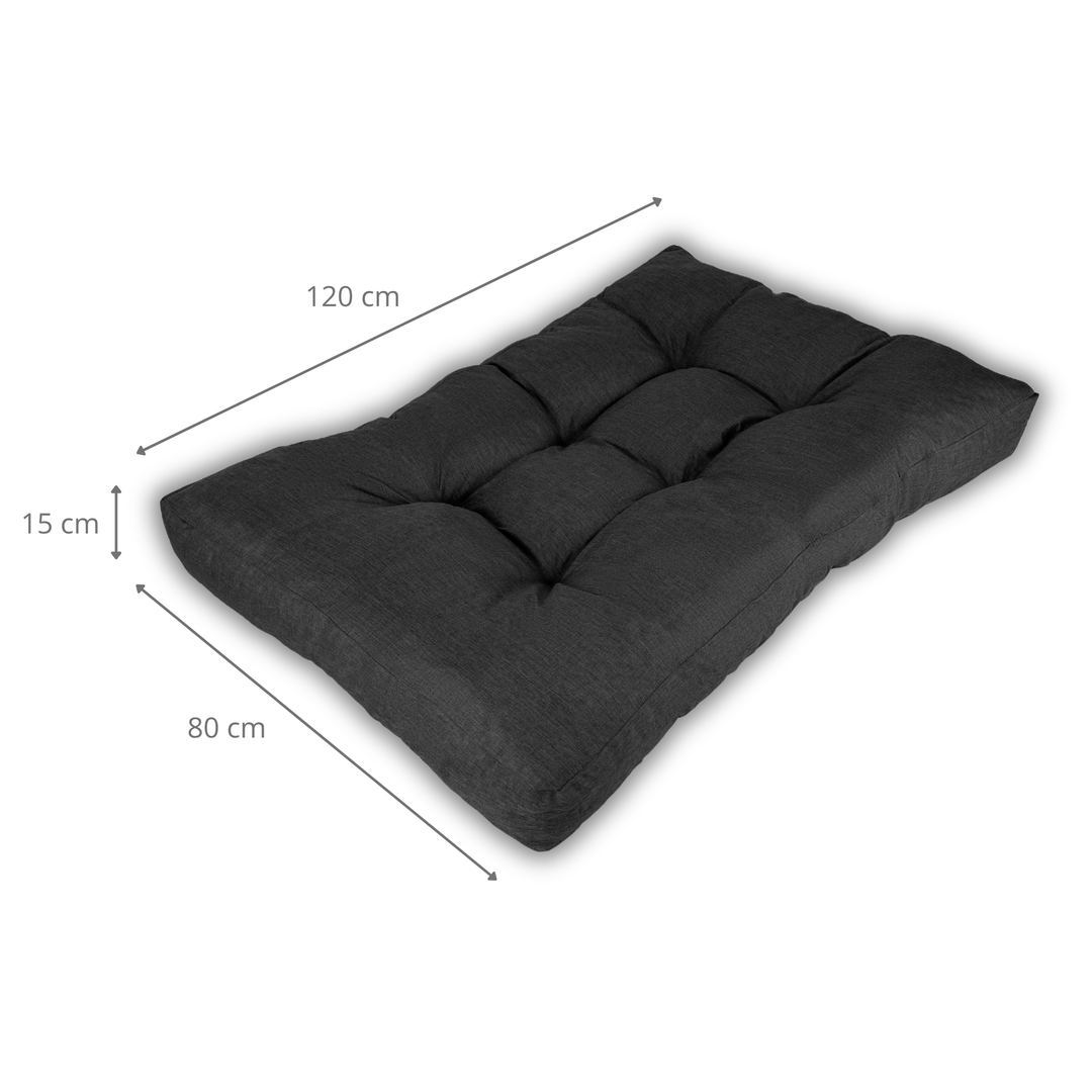 Cuscino per Seduta Pallet Singolo - 120x80x15 Cm