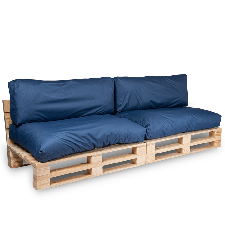 Cuscini per pallet sfoderabili e impermeabili - SET DA 2