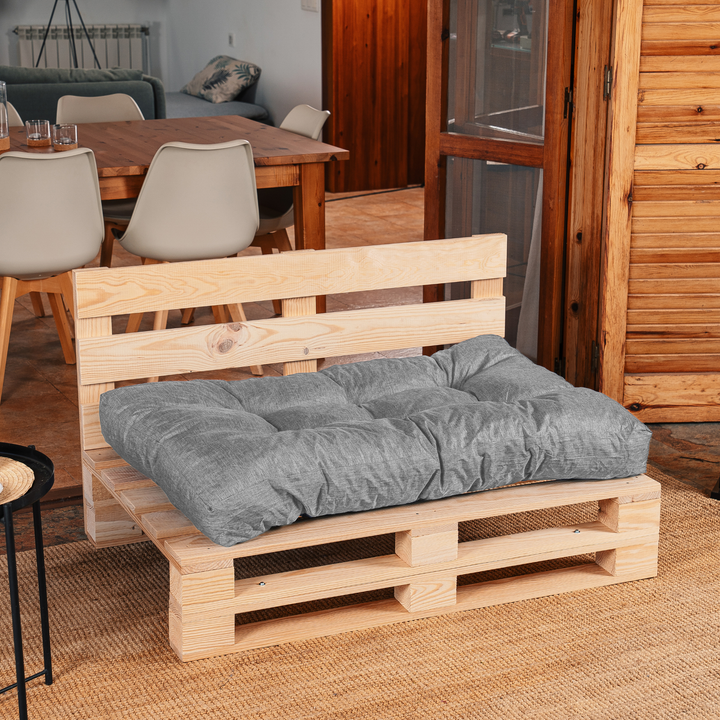 Cuscino per Seduta Pallet Singolo - 120x80x15 Cm