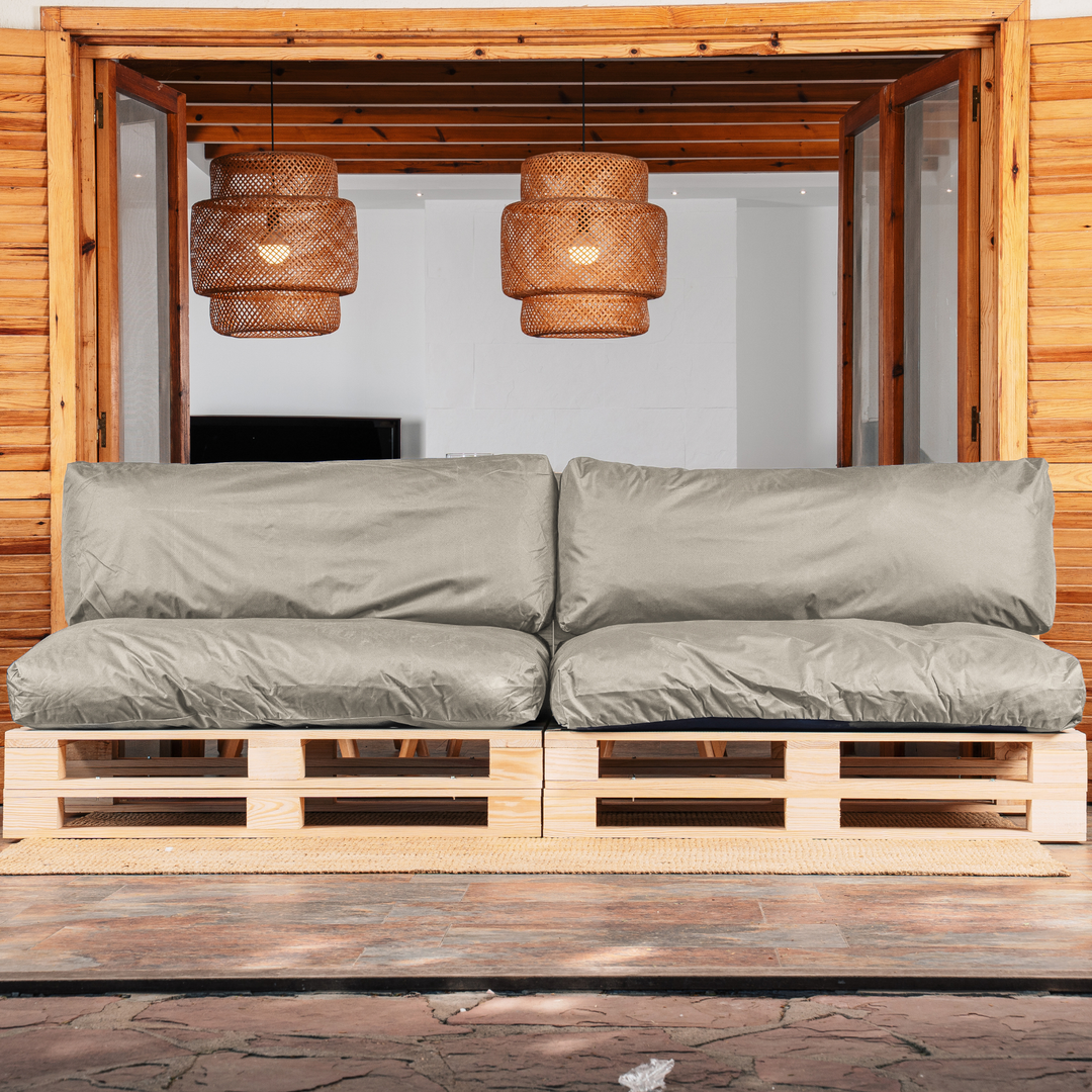 Cuscini per pallet sfoderabili e impermeabili - SET DA 2