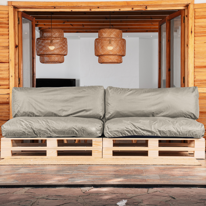 Cuscini per pallet sfoderabili e impermeabili - SET DA 2
