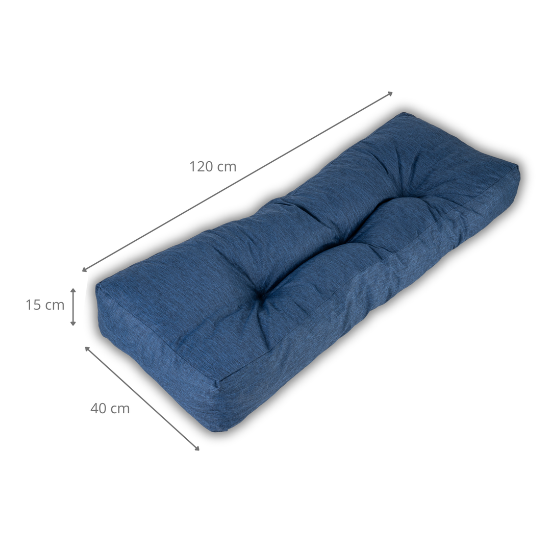 Solo schienale per cuscino da pallet - 120x40x15 cm