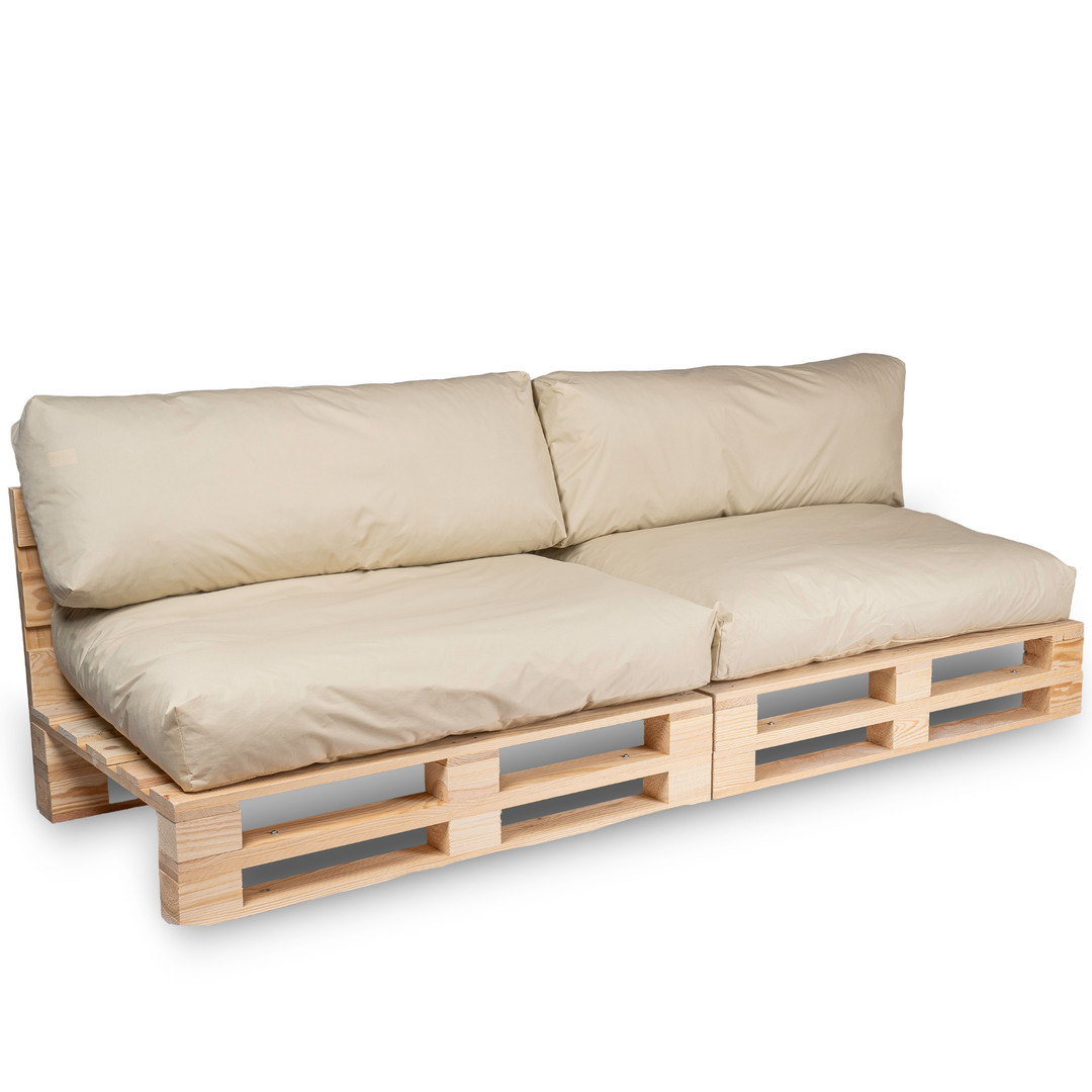 Cuscini per pallet sfoderabili e impermeabili - SET DA 2