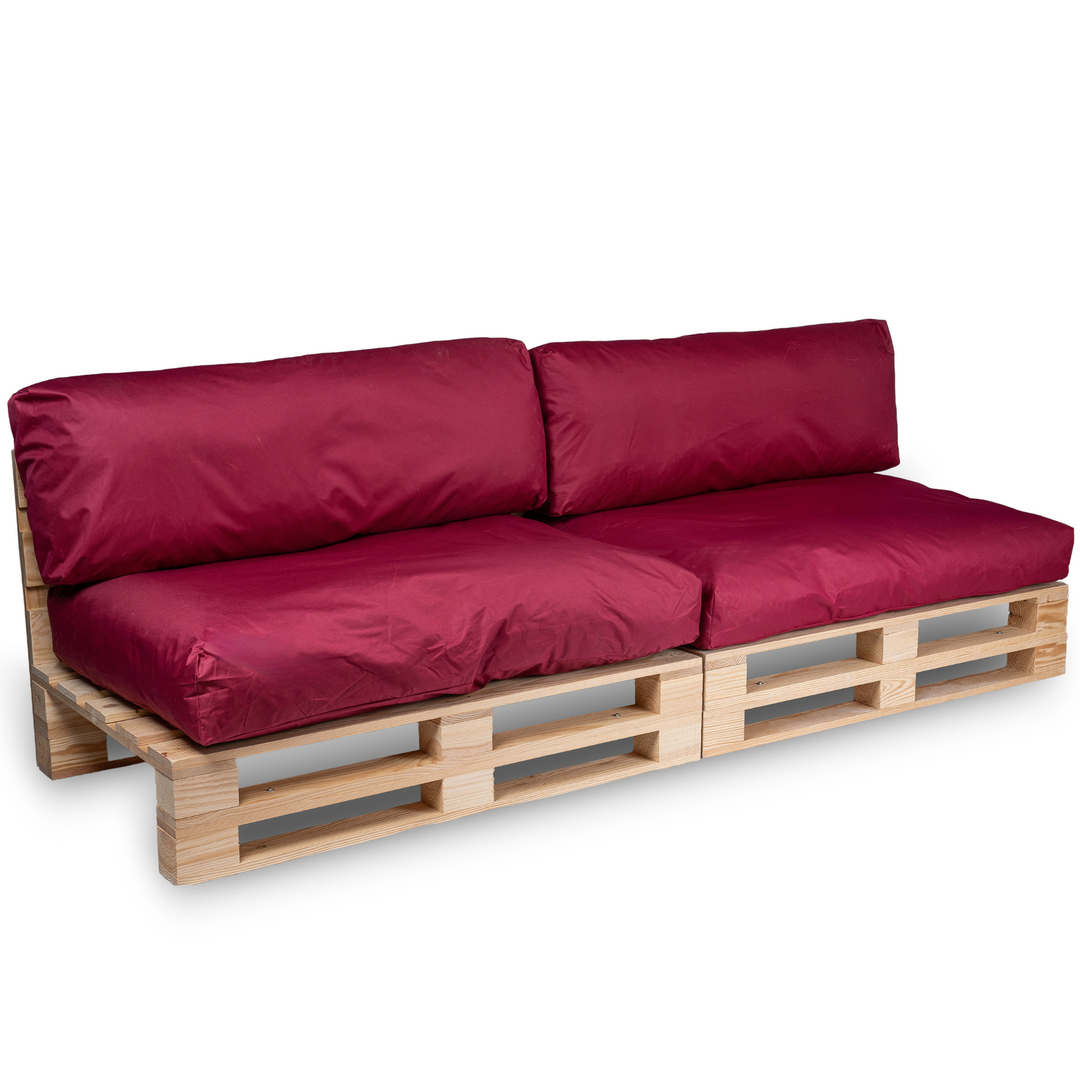 Cuscini per pallet sfoderabili e impermeabili - SET DA 2