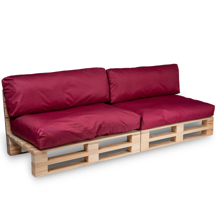 Cuscini per pallet sfoderabili e impermeabili - SET DA 2