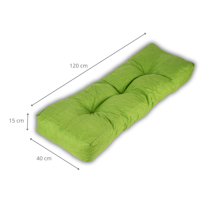 Solo schienale per cuscino da pallet - 120x40x15 cm