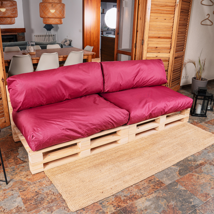 Cuscini per pallet sfoderabili e impermeabili - SET DA 2