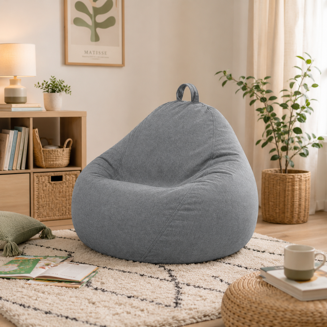Pouf a Sacco Sfoderabile - 80x70 Cm