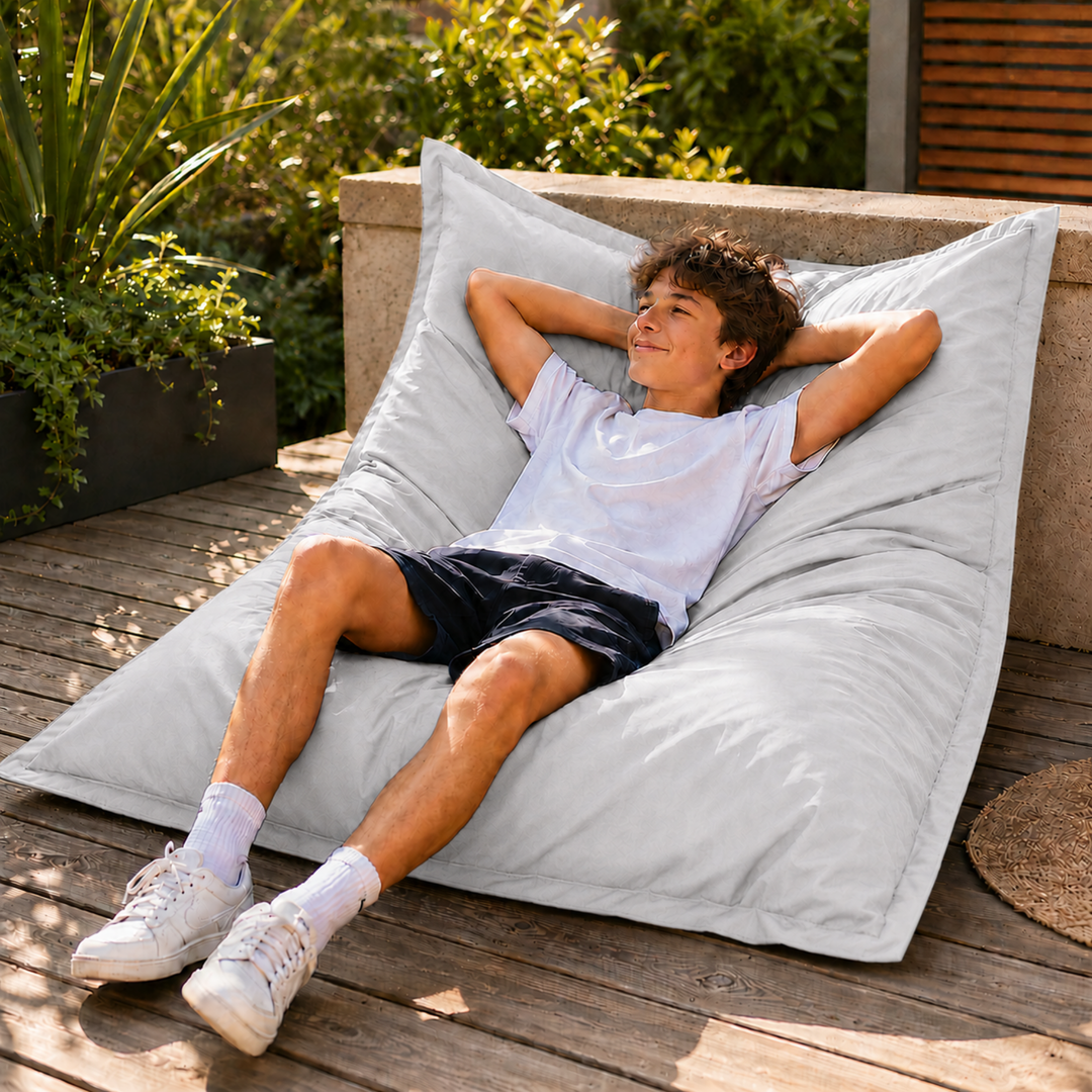 Pouf da esterno impermeabile sfoderabile anti-UV - 120x160 cm