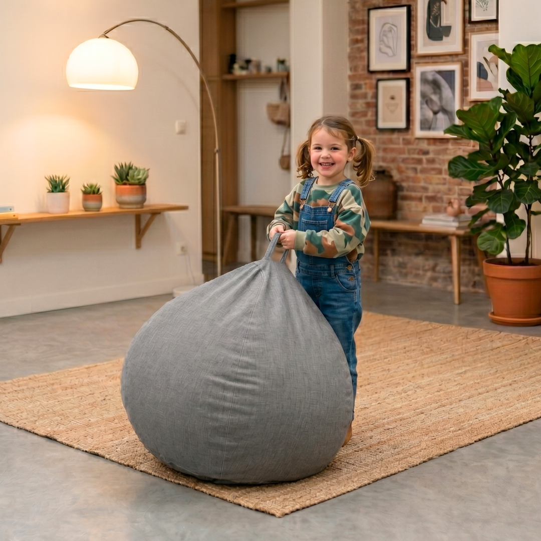 Pouf a Sacco Sfoderabile - 80x70 Cm
