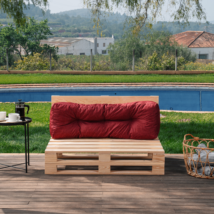 Solo schienale per cuscino da pallet - 120x40x15 cm