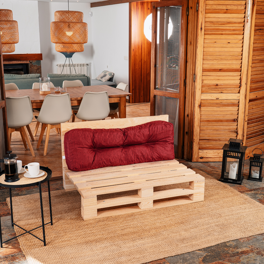 Solo schienale per cuscino da pallet - 120x40x15 cm
