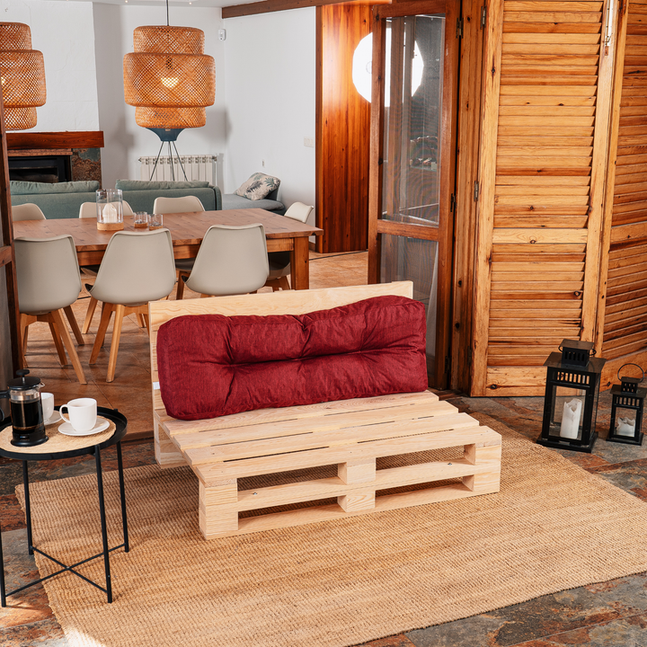 Solo schienale per cuscino da pallet - 120x40x15 cm