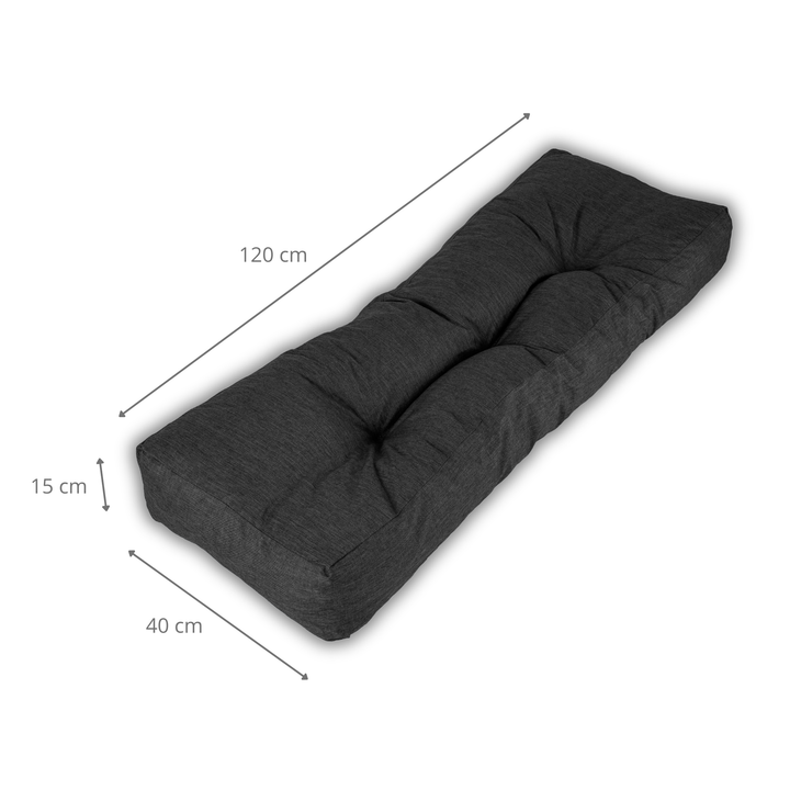 Solo schienale per cuscino da pallet - 120x40x15 cm