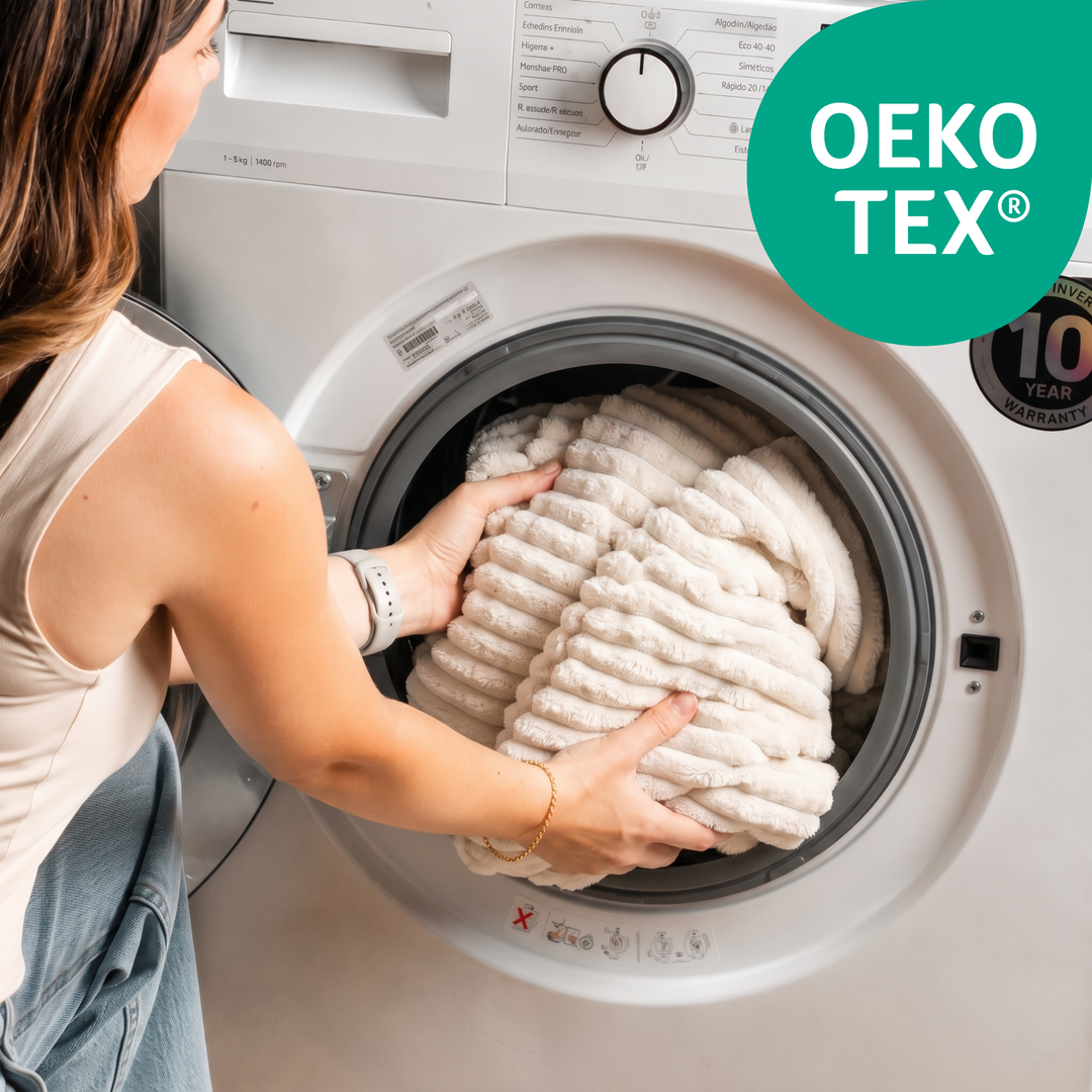Housse de canapé modulable en velours côtelé, lavage en machine à tambour, certifiée OEKO-TEX