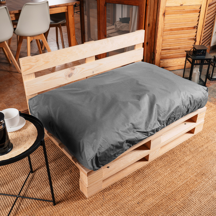 Cuscino per Pallet Sfoderabile Impermeabile - Seduta 120x80 Cm
