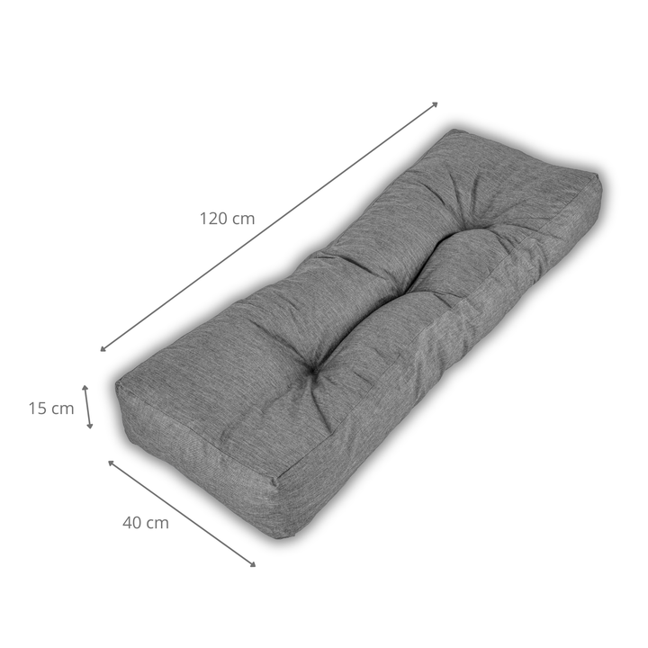 Solo schienale per cuscino da pallet - 120x40x15 cm
