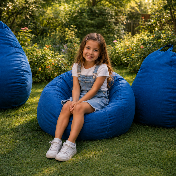Pouf a Sacco Sfoderabile - 80x70 Cm