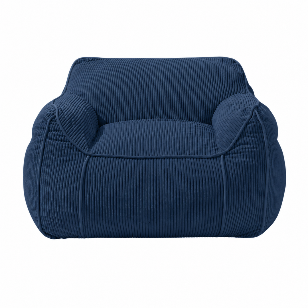 Pouf fauteuil enfant Velours Côtelé - 70x70 cm