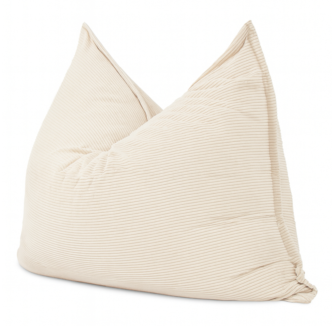 Pouf in velluto a coste sfoderabile - 140x180 cm