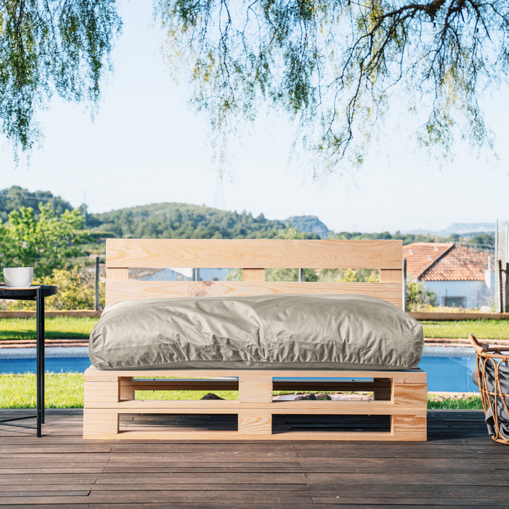 Cuscino per Pallet Sfoderabile Impermeabile - Seduta 120x80 Cm