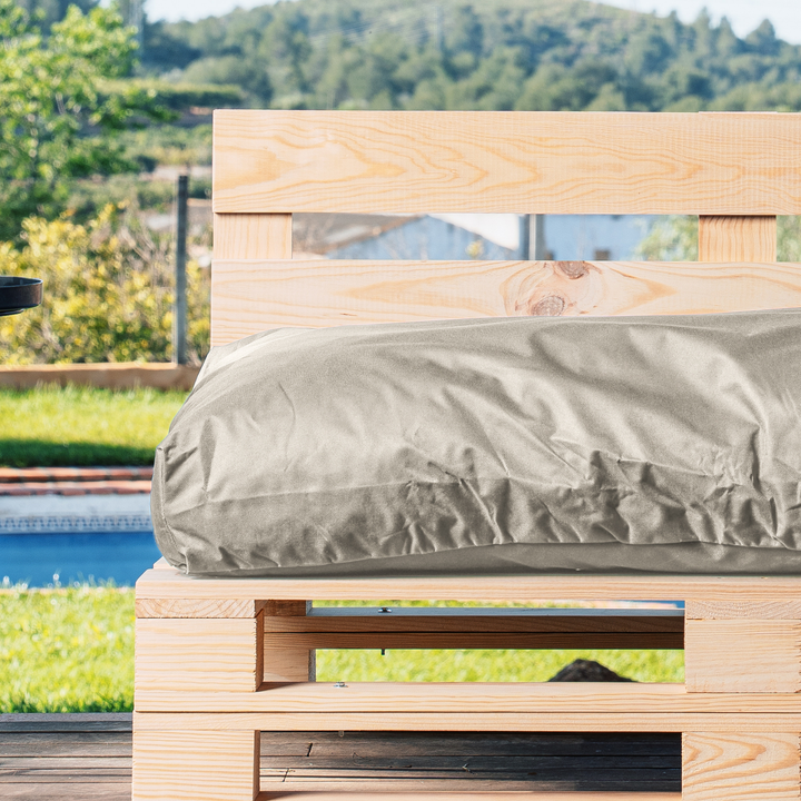 Cuscino per Pallet Sfoderabile Impermeabile - Seduta 120x80 Cm