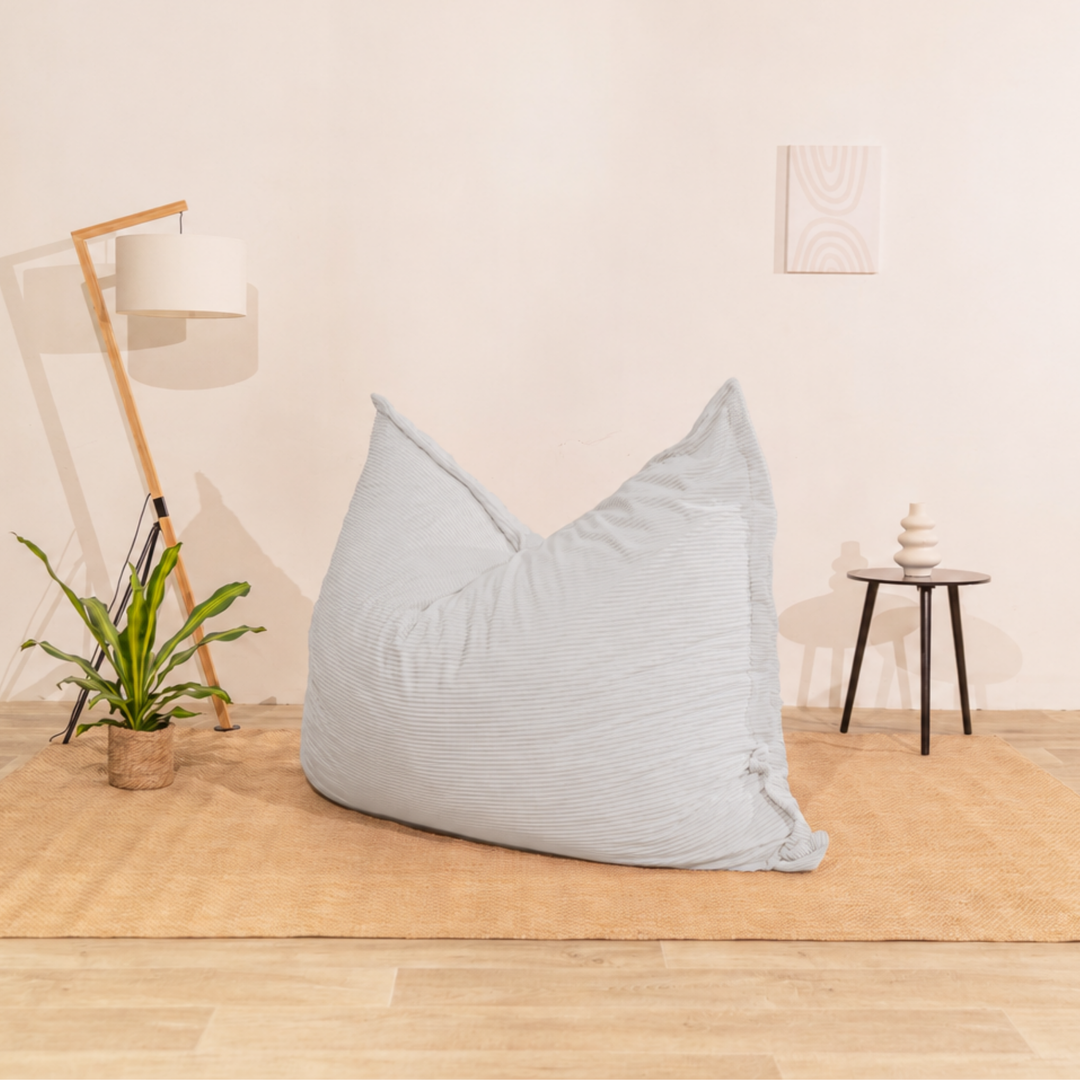 Pouf in velluto a coste sfoderabile - 140x180 cm