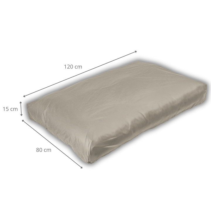 Cuscino per Pallet Sfoderabile Impermeabile - Seduta 120x80 Cm